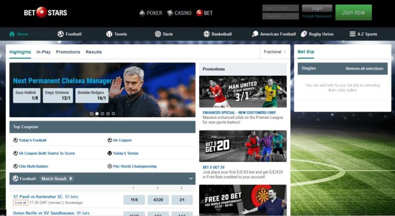 BetStars возглавил рейтинг букмекерских сайтов по быстроте регистрации