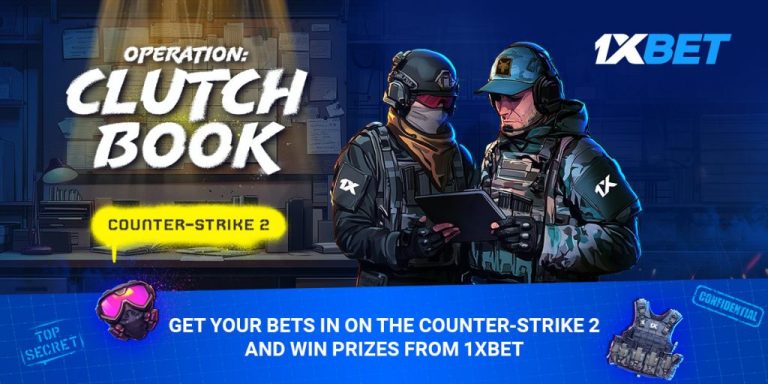 Operation: Clutch Book – новое киберпромо 1xBet к топовым турнирам по CS2!