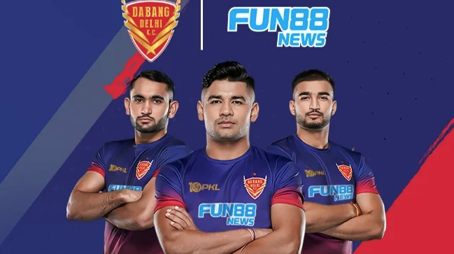 Fun88 объявляет о партнерстве с Dabang Delhi Kabaddi Club