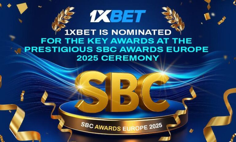 1xBet номинирован на ключевые награды престижной церемонии SBC Awards Europe 2025