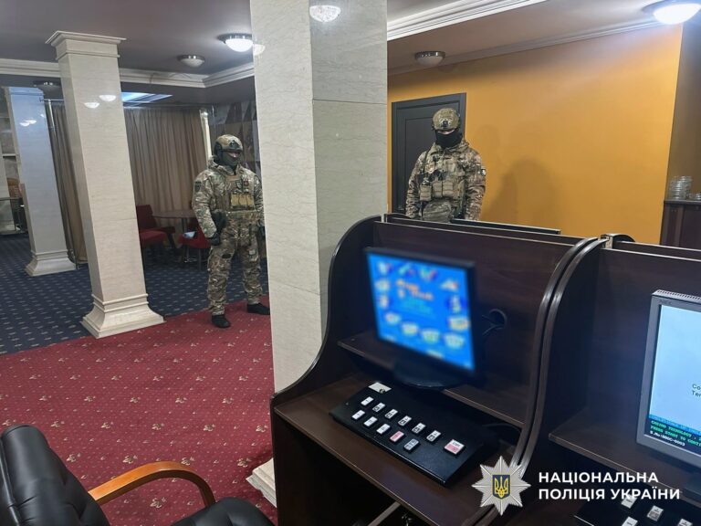 Нацполиция накрыла незаконные игорные залы в Херсоне
